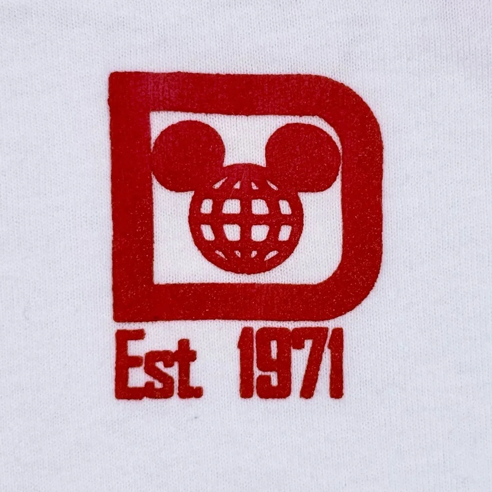 New Disney Parks Spirit Jersey Girls Medium 8-10 Stripes Mickey Mouse WDW Cotton